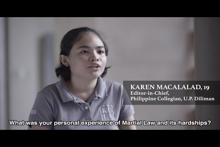 CARMMA “Millenials Find outs the Truth From The Youth Of Martial Law”